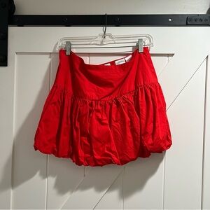 Orange Puff Women's Skirt